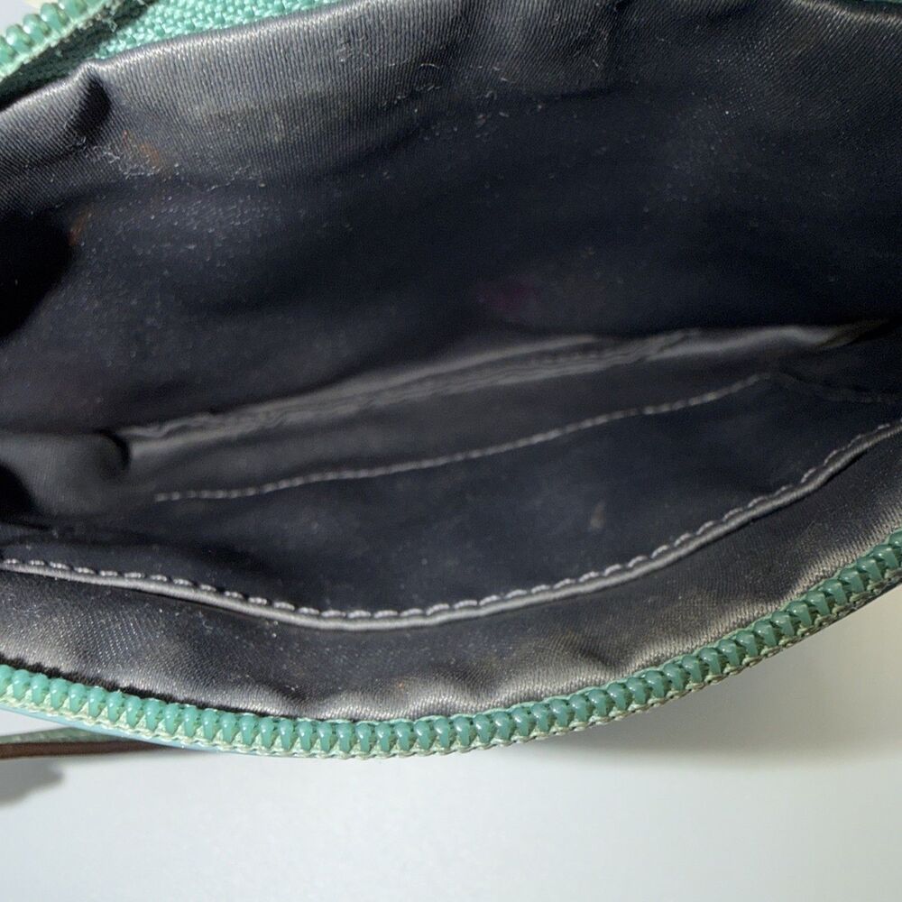 Coach Wristlet Soft Leather Seafoam Wallet Small Purse Card Holder - Picture 3 of 5